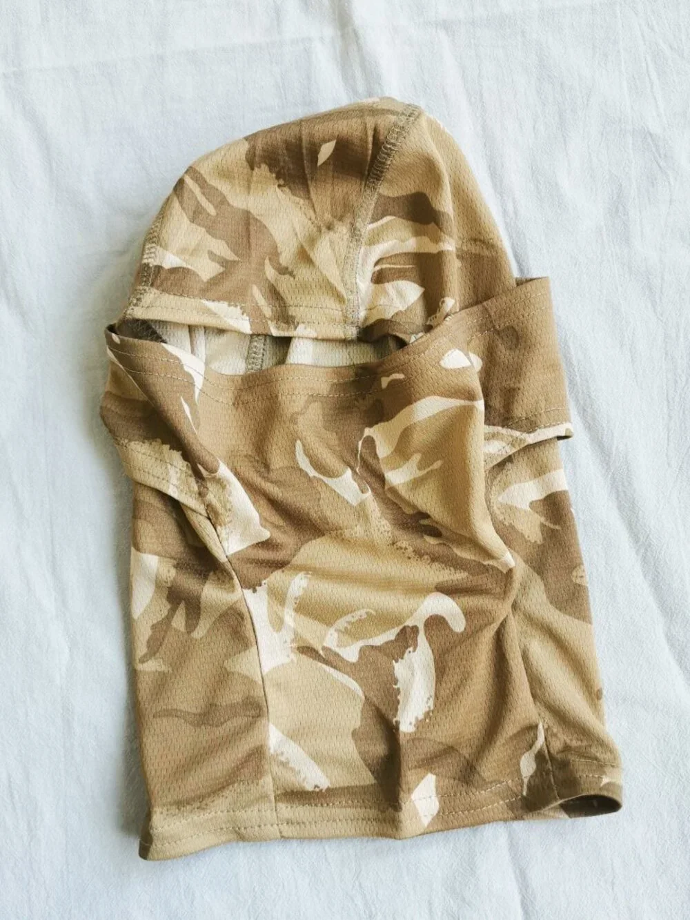 Fast Dry Camo Hood Mask Balaclava Outdoor Hunting Cycling Desert Camo
